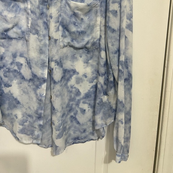 Cloth & Stone Light Blue Cloudy Button-Down Shirt size M - Picture 13 of 15